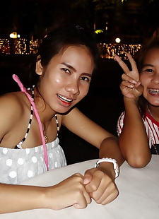 अश्लील तस्वीरें थाई लड़की टकसाल से के restaurant, brunette , spreading 